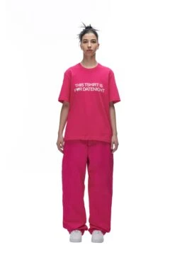 DATENIGHT T-SHIRT PINK(Lh2 Tshirt Pink) -6pm Season 0012 6PM ECOM LH 2 Look 34 0876