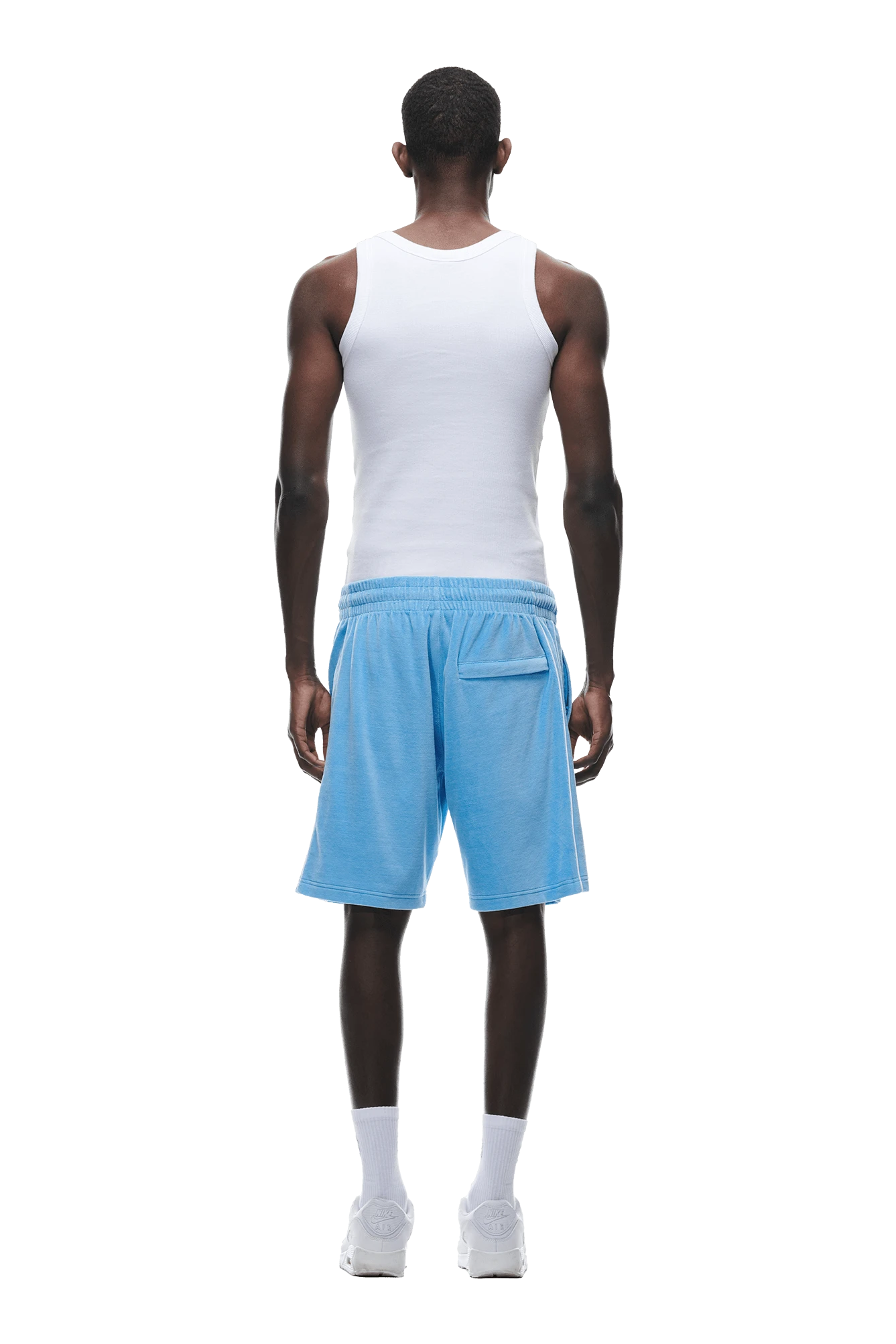 VELOUR SHORTS BLUE(Velour Shorts Blue) 3 VELOUR SHORTS BLUE(Velour Shorts Blue) - Image 3