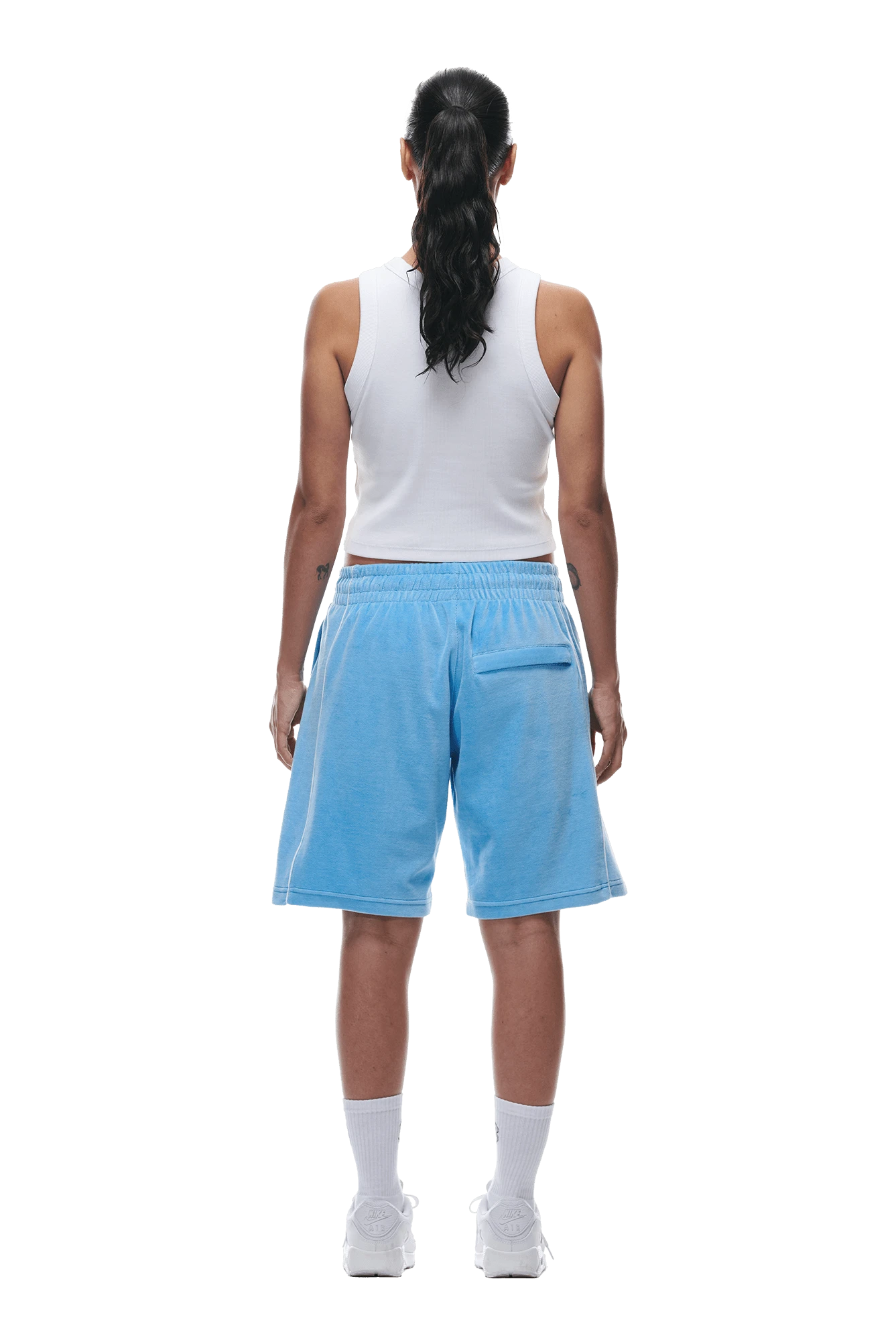 VELOUR SHORTS BLUE(Velour Shorts Blue) 6 VELOUR SHORTS BLUE(Velour Shorts Blue) - Image 6