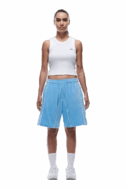 VELOUR SHORTS BLUE(Velour Shorts Blue) 9 VELOUR SHORTS BLUE(Velour Shorts Blue) -6pm Season 0026 2406 6PM ECOM COLLECTION 2 LOOK 30 13081 min