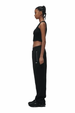 CROP TOP BLACK (SINGLE)(Crop Top Black Single) -6pm Season 0026 6PM ECOM 6PM plus Look 45 2063