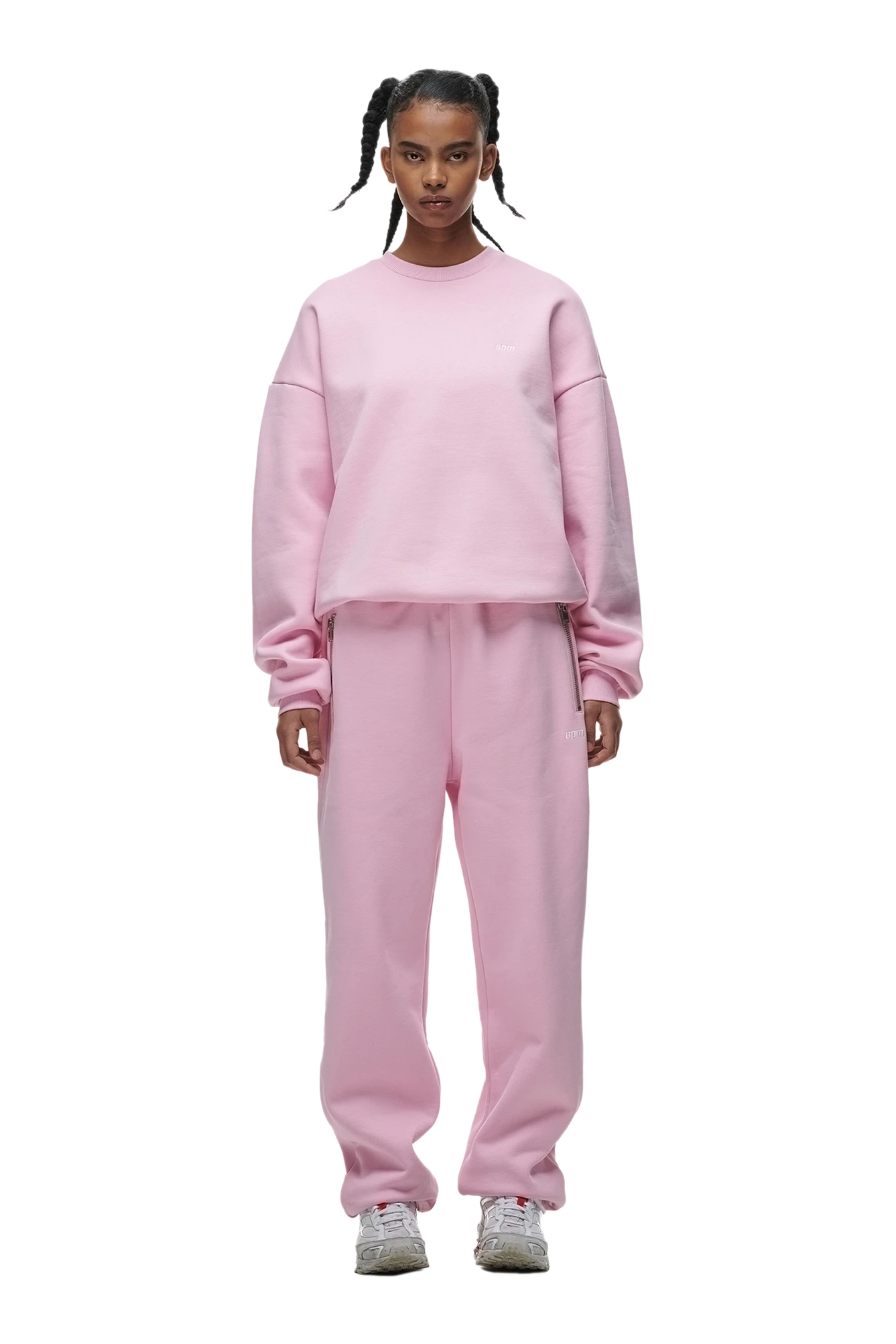 CREWNECK BABY PINK(Crew Neck Pink) 5 CREWNECK BABY PINK(Crew Neck Pink) - Image 5