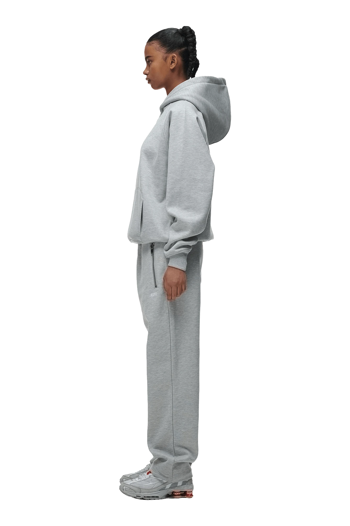HOODIE GREY MELANGE(Hoodie Grey) 6 HOODIE GREY MELANGE(Hoodie Grey) - Image 6