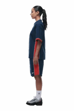 WARM UP NYLON HALF ZIP NIGHT SKY(Warm Up Nylon Half Zip Night Sky) -6pm Season 0040 2406 6PM ECOM COLLECTION 2 LOOK 27 13594 min