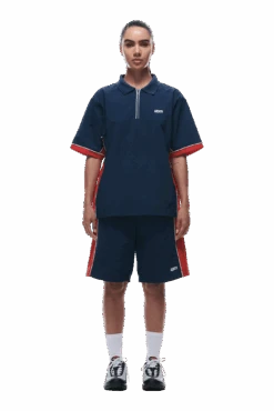 WARM UP NYLON HALF ZIP NIGHT SKY(Warm Up Nylon Half Zip Night Sky) -6pm Season 0041 2406 6PM ECOM COLLECTION 2 LOOK 27 13585 min