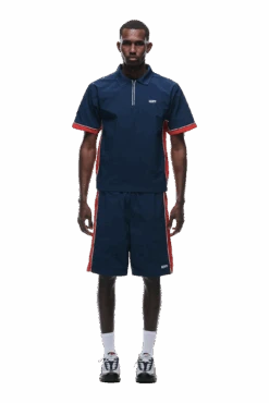 WARM UP NYLON HALF ZIP NIGHT SKY(Warm Up Nylon Half Zip Night Sky)