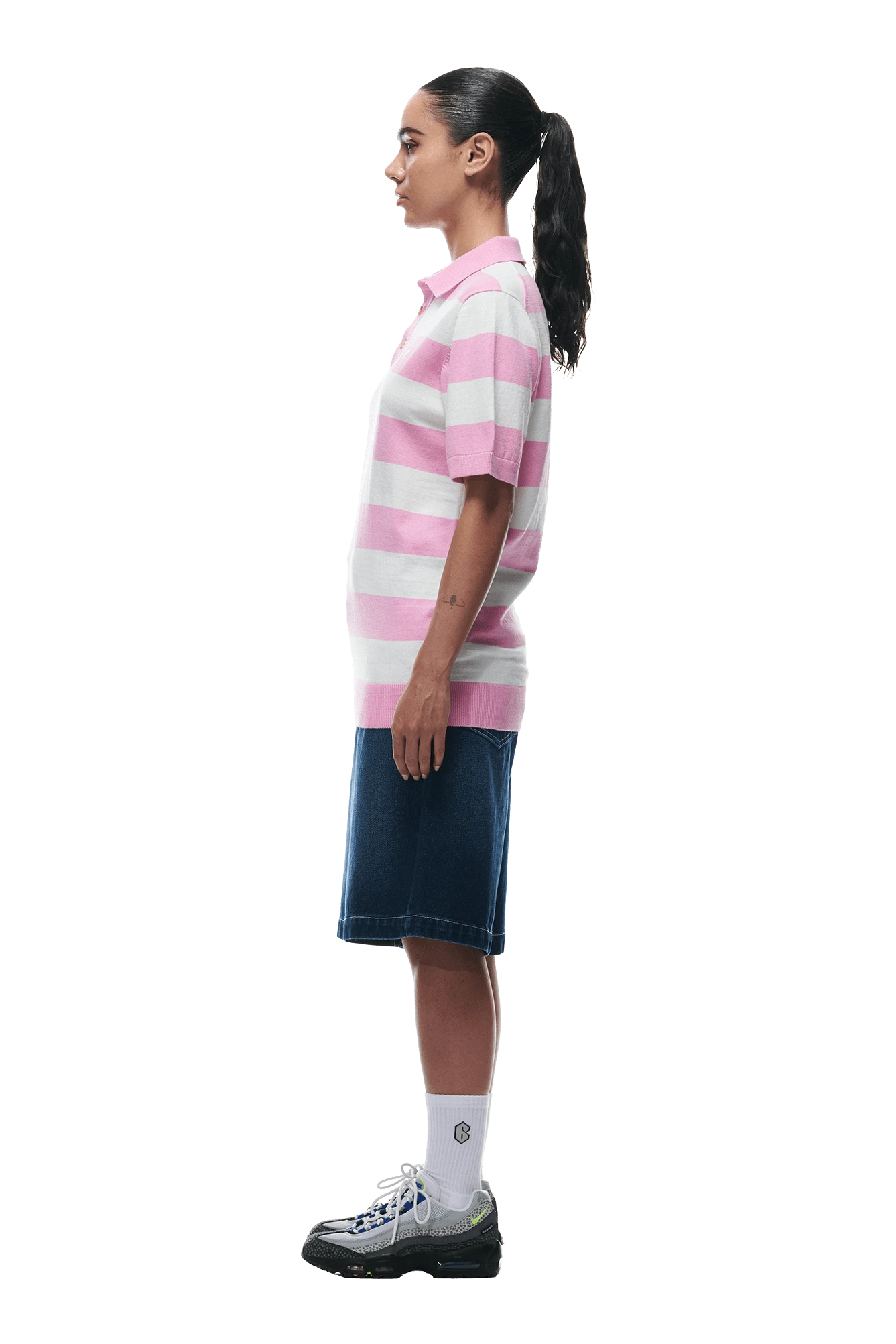 STRIPED POLO PINK(Striped Polo Pink) 5 STRIPED POLO PINK(Striped Polo Pink) - Image 5