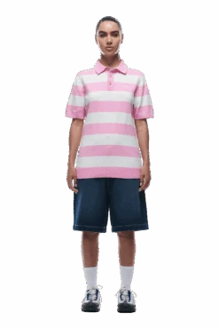STRIPED POLO PINK(Striped Polo Pink) 9 STRIPED POLO PINK(Striped Polo Pink) -6pm Season 0053 2406 6PM ECOM COLLECTION 2 LOOK 25 13506 min