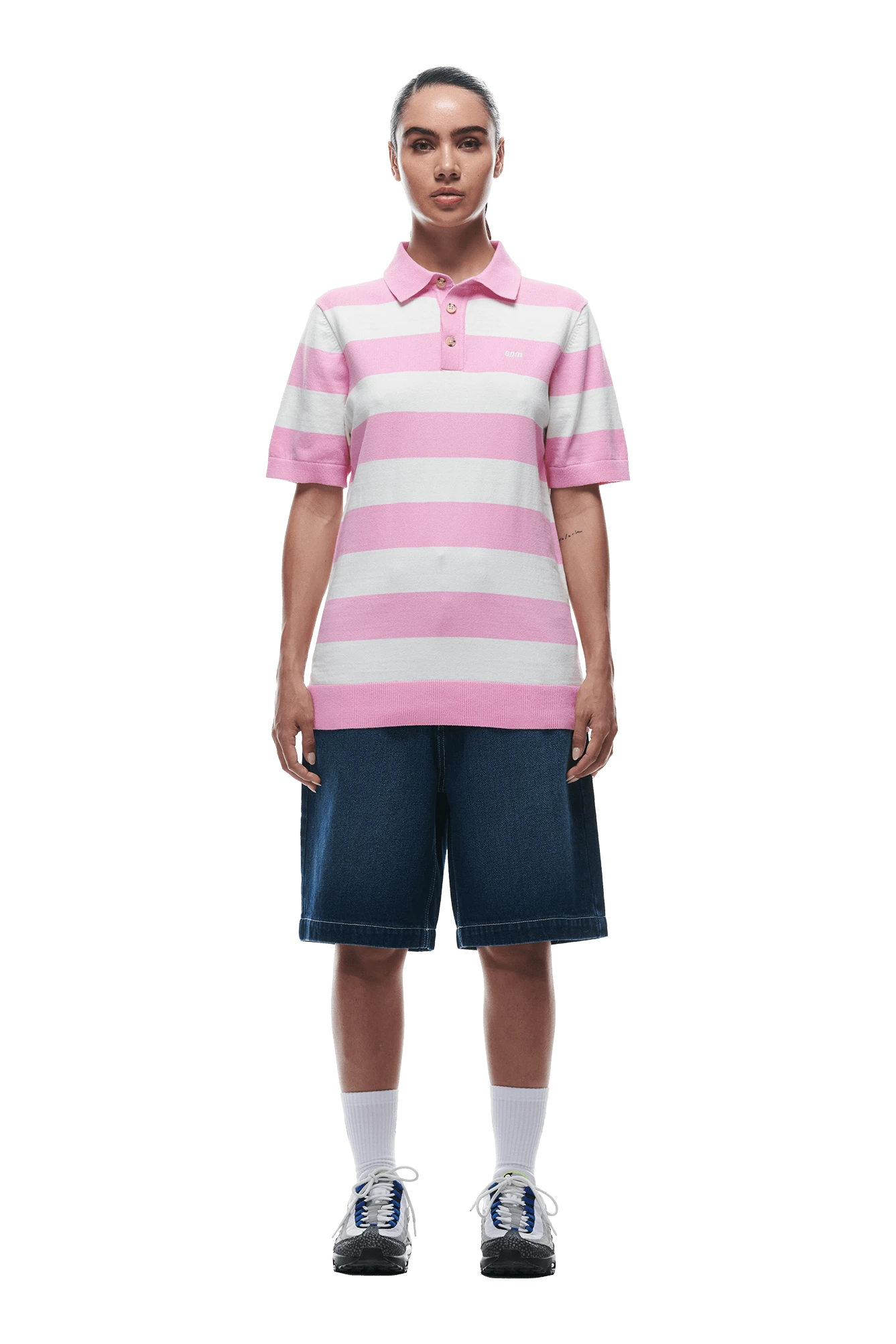 STRIPED POLO PINK(Striped Polo Pink) 4 STRIPED POLO PINK(Striped Polo Pink) - Image 4