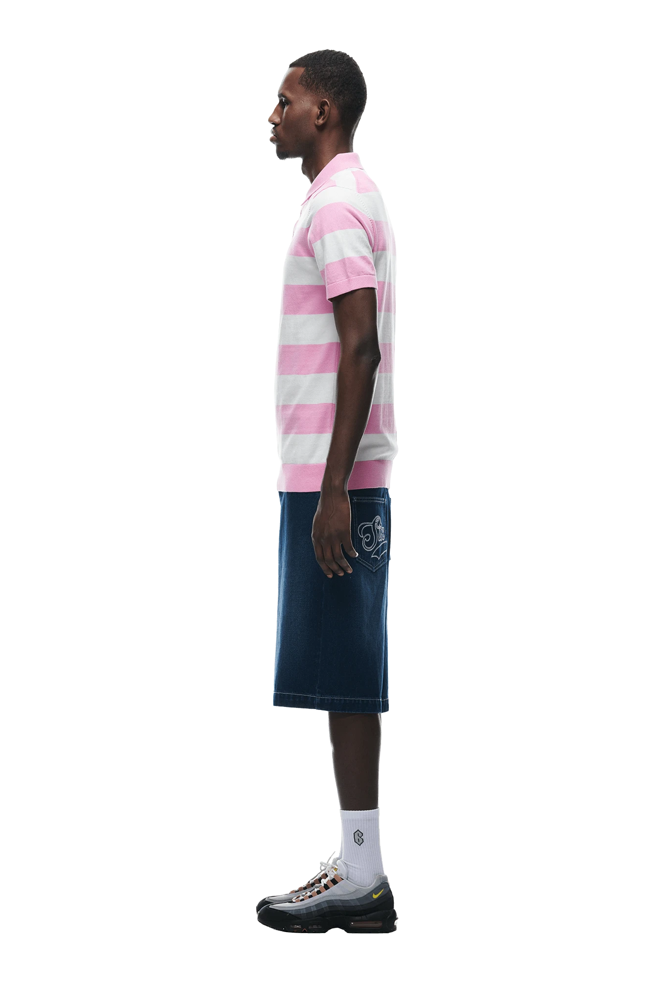 STRIPED POLO PINK(Striped Polo Pink) 2 STRIPED POLO PINK(Striped Polo Pink) - Image 2
