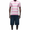 STRIPED POLO PINK(Striped Polo Pink)