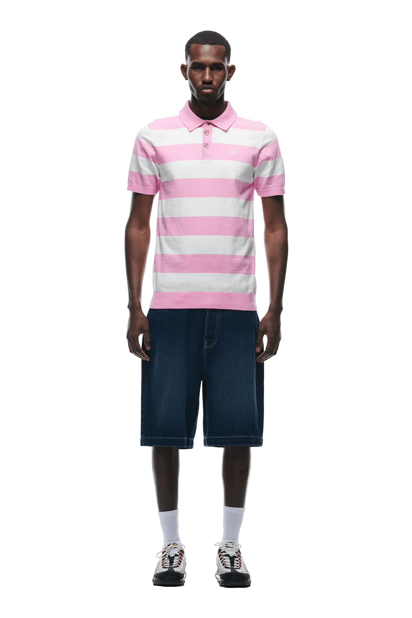 STRIPED POLO PINK(Striped Polo Pink) 1 STRIPED POLO PINK(Striped Polo Pink)