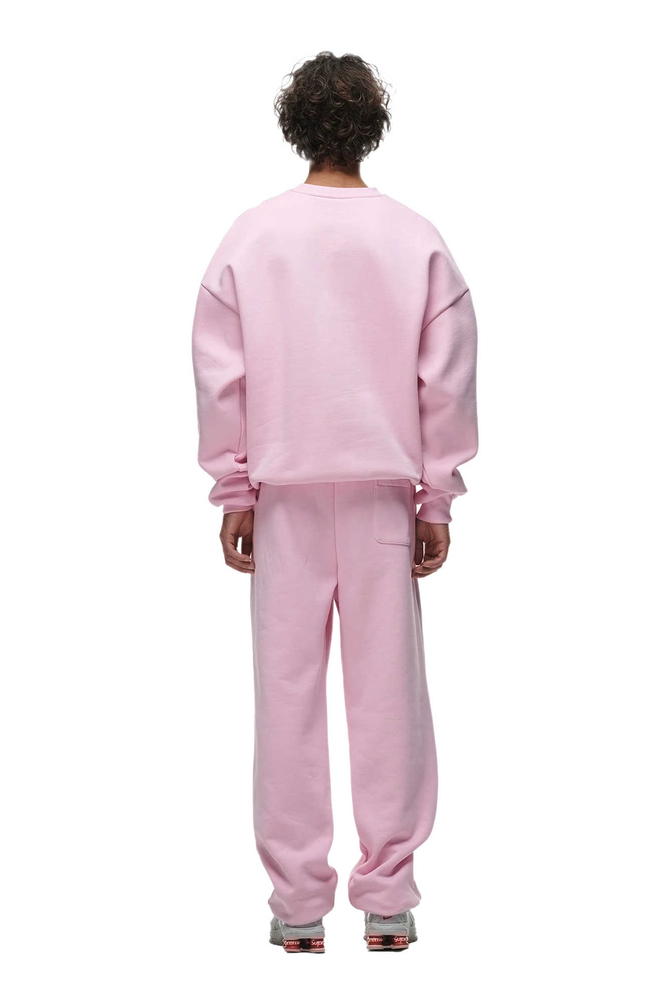 CREWNECK BABY PINK(Crew Neck Pink) 4 CREWNECK BABY PINK(Crew Neck Pink) - Image 4