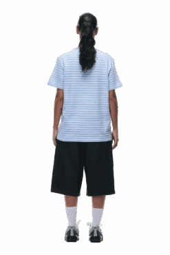 STRIPED T-SHIRT BLUE(Striped T Shirt Blue) 11 STRIPED T-SHIRT BLUE(Striped T Shirt Blue) -6pm Season 0069 2406 6PM ECOM COLLECTION 2 LOOK 22 13108 min