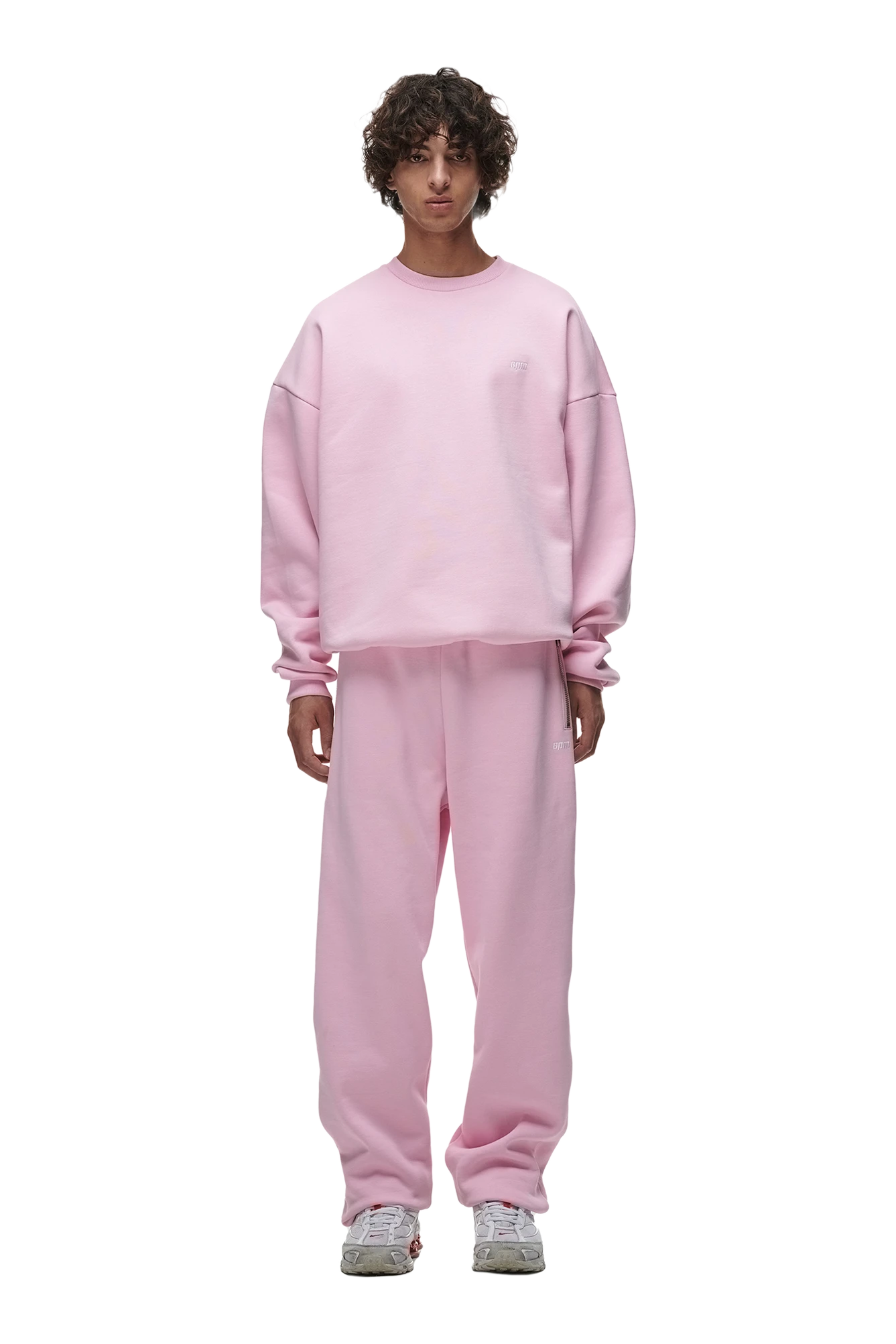 CREWNECK BABY PINK(Crew Neck Pink) 2 CREWNECK BABY PINK(Crew Neck Pink) - Image 2