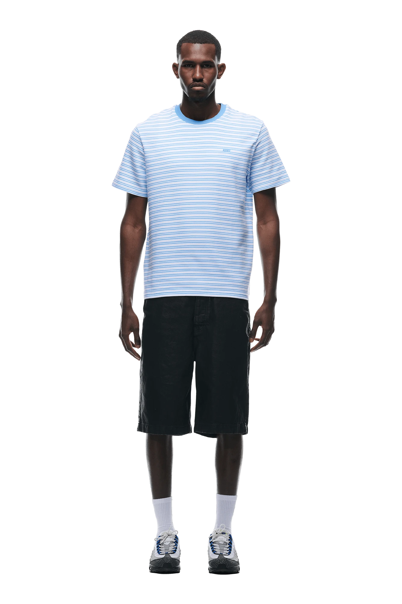 STRIPED T-SHIRT BLUE(Striped T Shirt Blue) 1 STRIPED T-SHIRT BLUE(Striped T Shirt Blue)