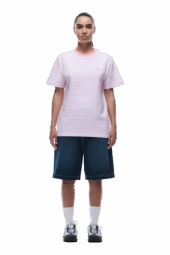 STRIPED T-SHIRT PINK(Striped T Shirt Pink) 9 STRIPED T-SHIRT PINK(Striped T Shirt Pink) -6pm Season 0076 2406 6PM ECOM COLLECTION 2 LOOK 21 13483 min