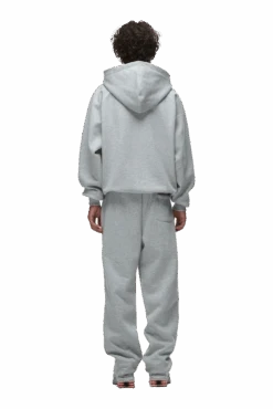 ZIP HOODIE GREY MELANGE(Zip Hoodie Grey) -6pm Season 0079 6PM ECOM 6PM plus Look 27 1279 min