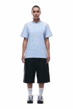 STRIPED T-SHIRT BLUE(Striped T Shirt Blue) 9 STRIPED T-SHIRT BLUE(Striped T Shirt Blue) -6pm Season 0089 2406 6PM ECOM COLLECTION 2 LOOK 19 13090 min