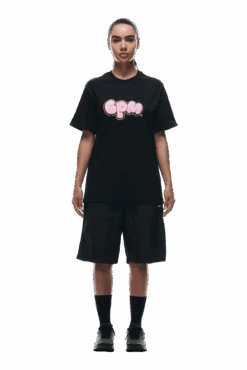 BUBBLE LOGO T-SHIRT BLACK(Bubble Logo T Shirt Black) -6pm Season 0113 2406 6PM ECOM COLLECTION 2 LOOK 15 12374 min