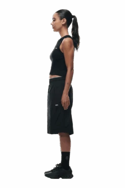 BAGGY NYLON SHORTS BLACK(Baggy Nylon Shorts Black) -6pm Season 0130 2406 6PM ECOM COLLECTION 2 LOOK 12 12527 min