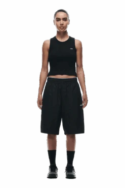 BAGGY NYLON SHORTS BLACK(Baggy Nylon Shorts Black) -6pm Season 0131 2406 6PM ECOM COLLECTION 2 LOOK 12 12521 min