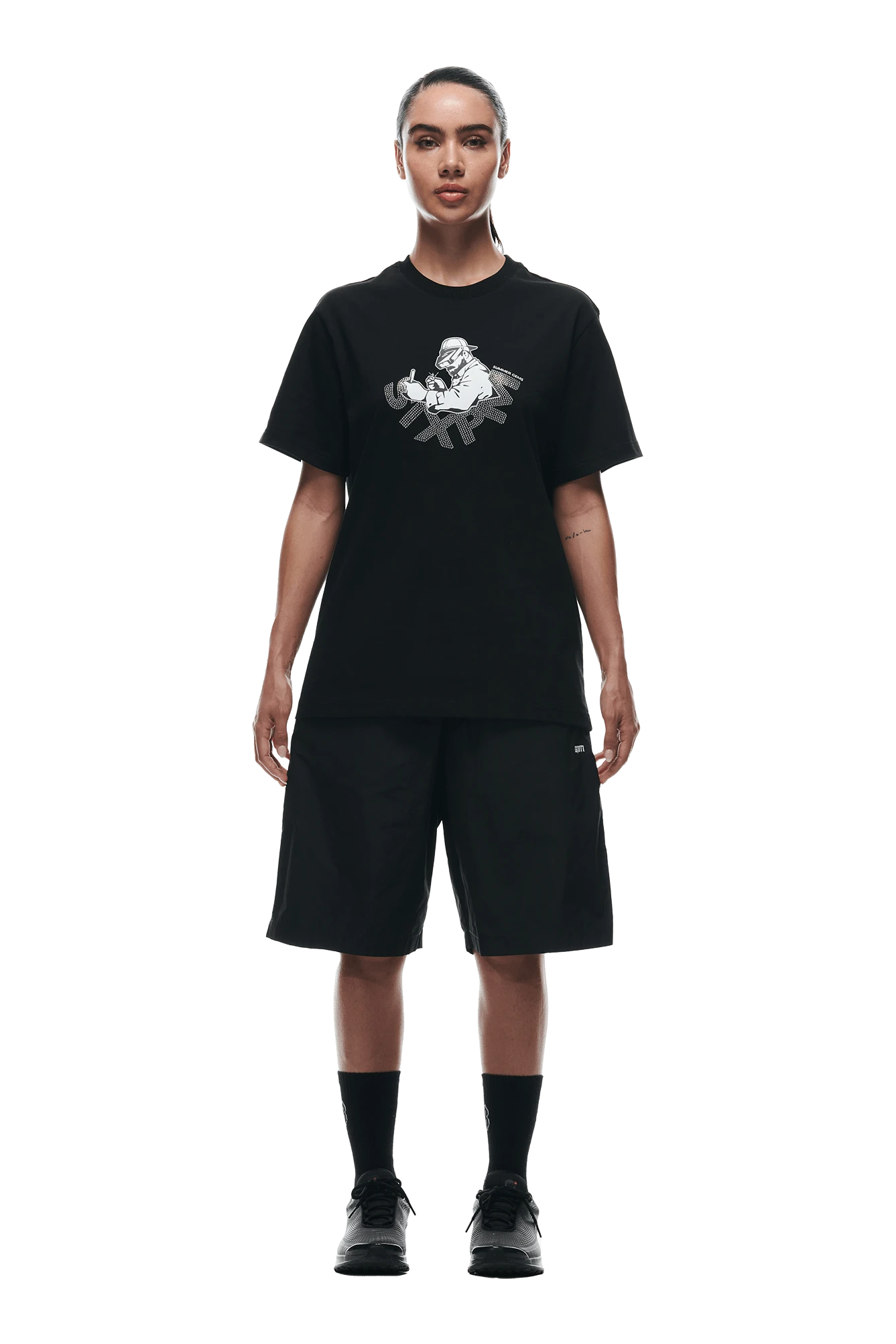 GEMS T-SHIRT BLACK(Gems T Shirt Black) 4 GEMS T-SHIRT BLACK(Gems T Shirt Black) - Image 4