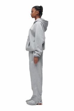 ZIP HOODIE GREY MELANGE(Zip Hoodie Grey) -6pm Season 0158 6PM ECOM 6PM plus Look 01 0066 min