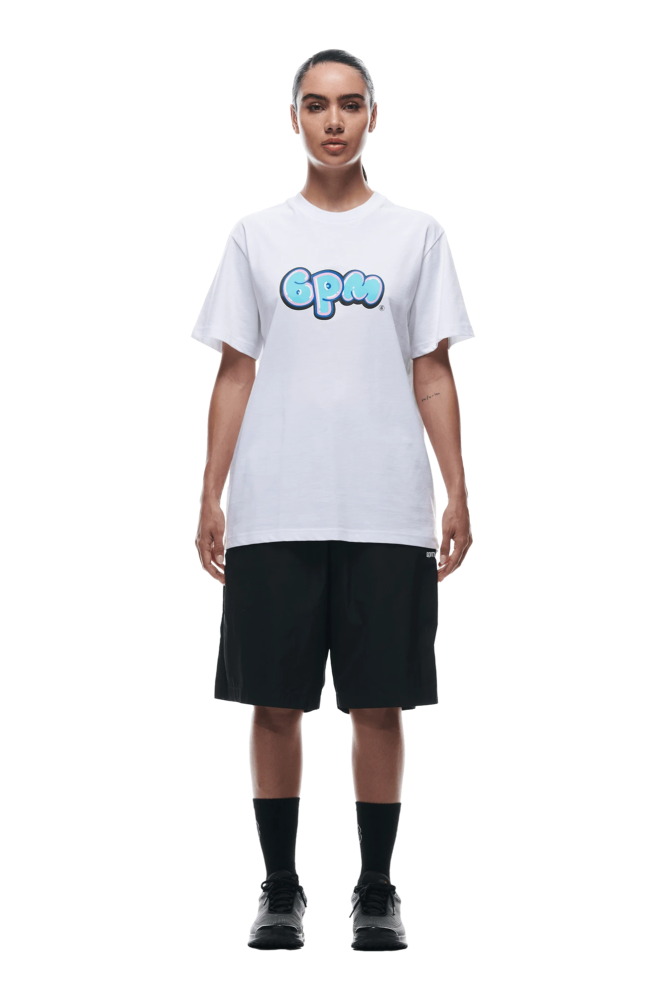 BUBBLE LOGO T-SHIRT WHITE(Bubble Logo T Shirt White) 4 BUBBLE LOGO T-SHIRT WHITE(Bubble Logo T Shirt White) - Image 4