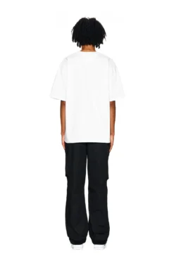 BLING T-SHIRT WHITE(Logo T Shirt Strass White) -6pm Season 07102020 6PM LOVEHURTS 06Look 0508