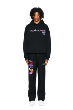 FUCK LOVE TRACKPANTS BLACK(Fuck Love Trackpants V 5 Black)