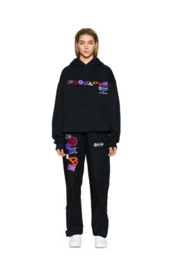 FUCK LOVE TRACKPANTS BLACK(Fuck Love Trackpants V 5 Black) -6pm Season 07102020 6PM LOVEHURTS 12Look 1134