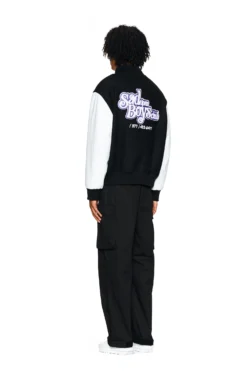 COLLEGE JACKET BLACK(College Jacket Black) -6pm Season 07102020 6PM LOVEHURTS 13Look 1236