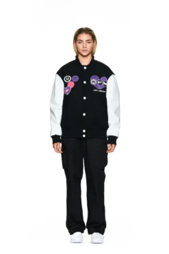 COLLEGE JACKET BLACK(College Jacket Black) -6pm Season 07102020 6PM LOVEHURTS 13Look 1261