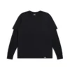 LAYERED LONGSLEEVE BLACK(Layered Longsleeve Black)