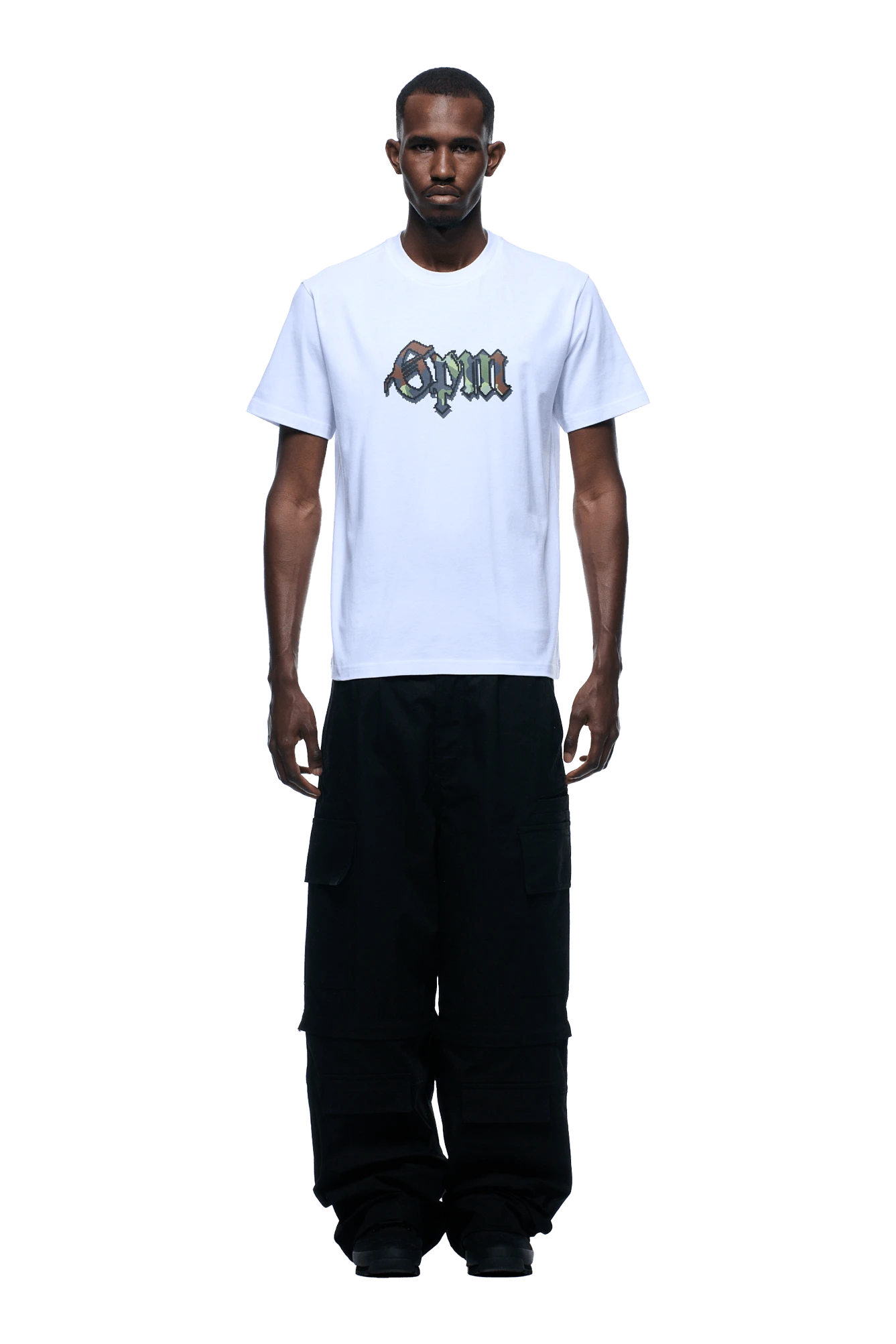 OLD ENGLISH CAMO TEE WHITE(Old English Camo Tee White) 2 OLD ENGLISH CAMO TEE WHITE(Old English Camo Tee White) - Image 2