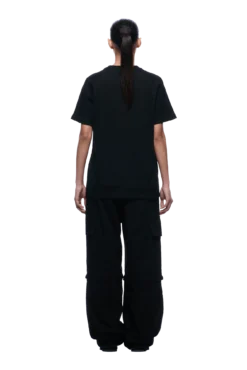 WAFFLE SLEEVE RAGLAN TEE BLACK(Waffle Sleeve Raglan Tee Black) -6pm Season 1337x2005 6PM Spring 0041 250310 6PM ECOM LOOK 19 1350 min