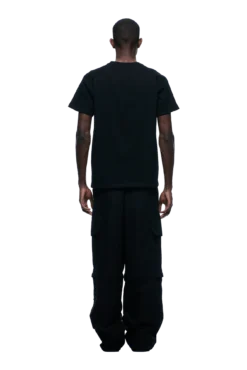 WAFFLE SLEEVE RAGLAN TEE BLACK(Waffle Sleeve Raglan Tee Black) -6pm Season 1337x2005 6PM Spring 0045 250310 6PM ECOM LOOK 19 1015 min