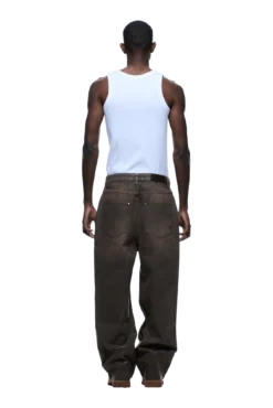 WAX COATED DENIM BROWN(Wax Coated Denim Brown) 10 WAX COATED DENIM BROWN(Wax Coated Denim Brown) -6pm Season 1337x2005 6PM Spring 0060 250310 6PM ECOM LOOK 16 1411 min