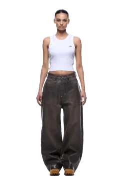 WAX COATED DENIM BROWN(Wax Coated Denim Brown) 11 WAX COATED DENIM BROWN(Wax Coated Denim Brown) -6pm Season 1337x2005 6PM Spring 0065 250310 6PM ECOM LOOK 16 918 min