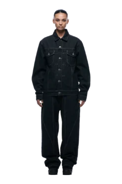 TYPE 6 DENIM JACKET BLACK RAW(Type 6 Denim Jacket Black Raw) 14 TYPE 6 DENIM JACKET BLACK RAW(Type 6 Denim Jacket Black Raw) -6pm Season 1337x2005 6PM Spring 0101 250310 6PM ECOM LOOK 10 1174 min