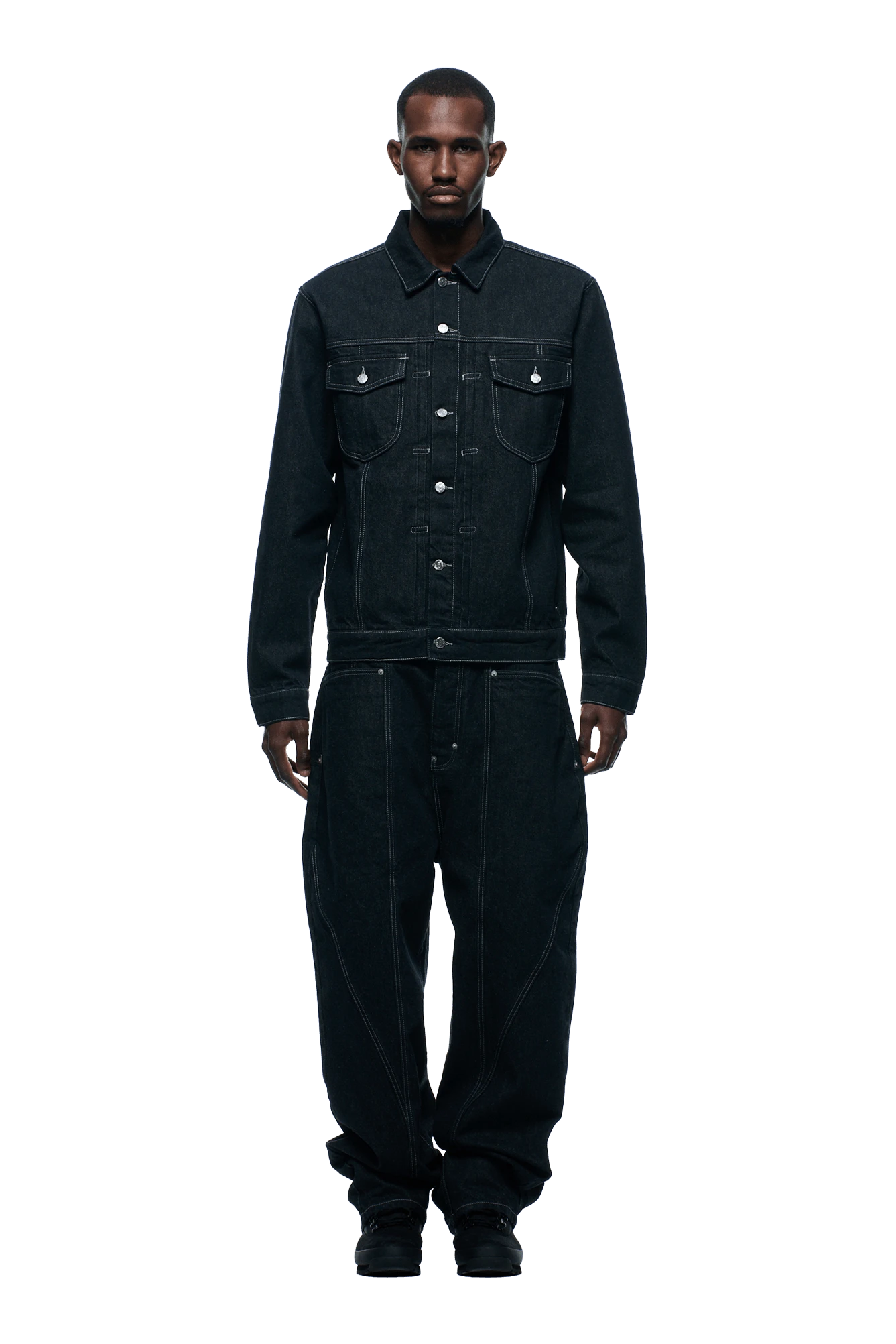 TYPE 6 DENIM JACKET BLACK RAW(Type 6 Denim Jacket Black Raw) 2 TYPE 6 DENIM JACKET BLACK RAW(Type 6 Denim Jacket Black Raw) - Image 2