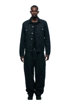 TYPE 6 DENIM JACKET BLACK RAW(Type 6 Denim Jacket Black Raw) 11 TYPE 6 DENIM JACKET BLACK RAW(Type 6 Denim Jacket Black Raw) -6pm Season 1337x2005 6PM Spring 0105 250310 6PM ECOM LOOK 10 667 min