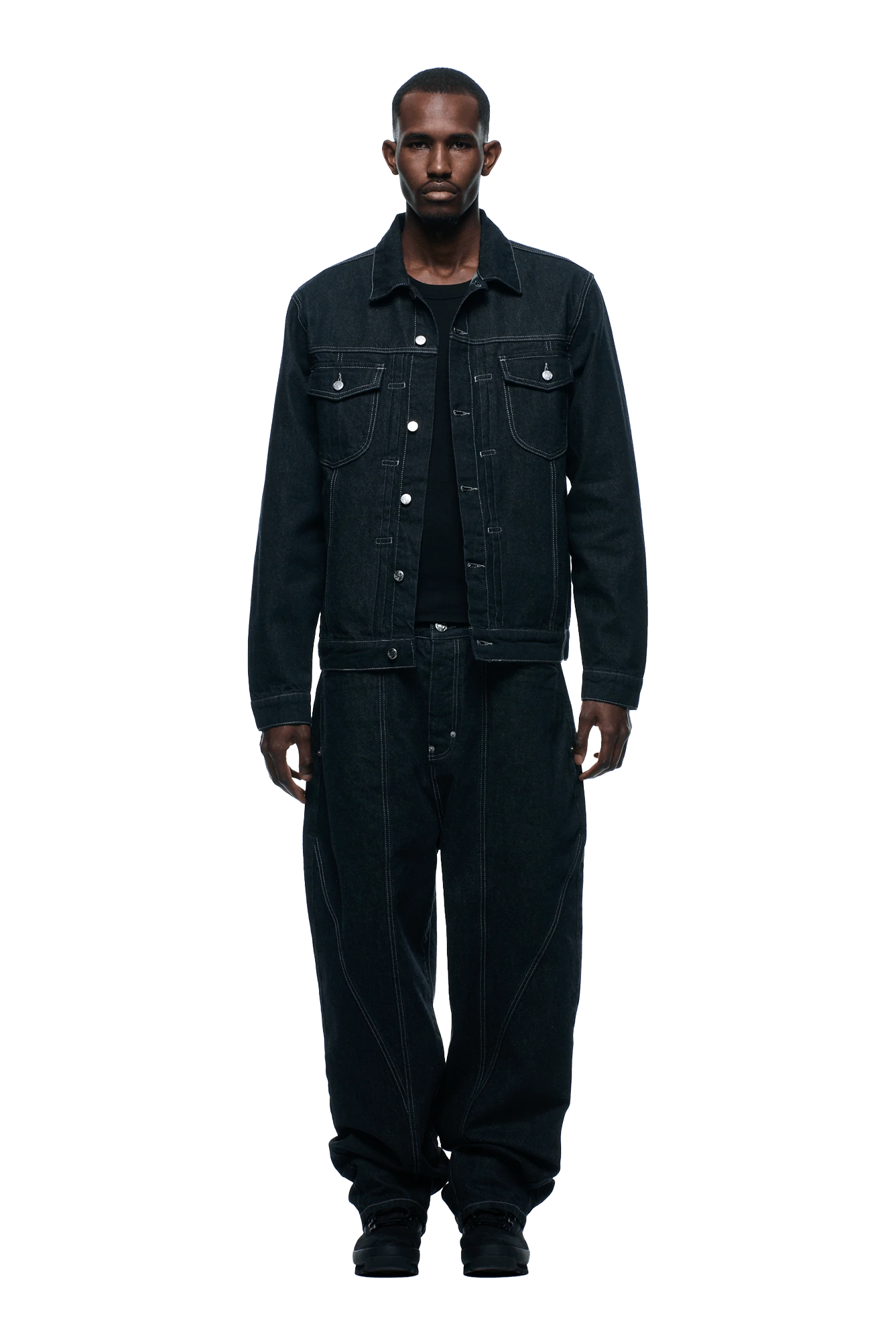 TYPE 6 DENIM JACKET BLACK RAW(Type 6 Denim Jacket Black Raw) 3 TYPE 6 DENIM JACKET BLACK RAW(Type 6 Denim Jacket Black Raw) - Image 3