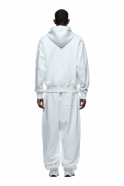 WAFFLE LINED ZIP HOODIE COCONUT WHITE(Waffle Lined Zip Hoodie Coconut White) -6pm Season 1337x2005 6PM Spring 0121 250310 6PM ECOM LOOK 07 483 min