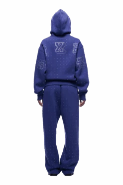 RHINESTONE LETTER ZIP HOODIE BLUE(Rhinestone Letter Zip Hoodie Blue) -6pm Season 1337x2005 6PM Spring 0139 250310 6PM ECOM LOOK 04 322 min