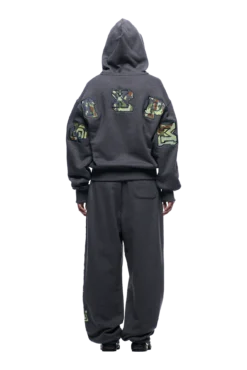 WAFFLE LINED ZIP HOODIE GREY CAMO(Waffle Lined Zip Hoodie Grey Camo) -6pm Season 1337x2005 6PM Spring 0159 250310 6PM ECOM LOOK 01 251 min