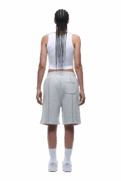 COVERLOCK SHORTS LIGHT GREY MELANGE(Coverlock Shorts Light Grey Melange) -6pm Season 1337x2005 6PM 0024 2500610 6PM ECOM LOOK 36 1461 min