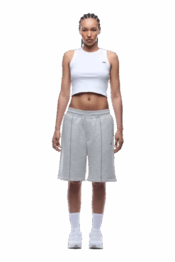 COVERLOCK SHORTS LIGHT GREY MELANGE(Coverlock Shorts Light Grey Melange) -6pm Season 1337x2005 6PM 0026 2500610 6PM ECOM LOOK 36 1450 min