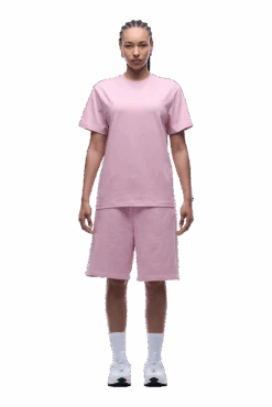 T-SHIRT REGULAR FIT BABY PINK(T Shirt Regular Fit Pink) -6pm Season 1337x2005 6PM 0053 250520 6PM ECOM LOOK 45 2276